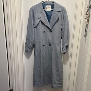 London Fog Grey Trenchcoat size 10reg